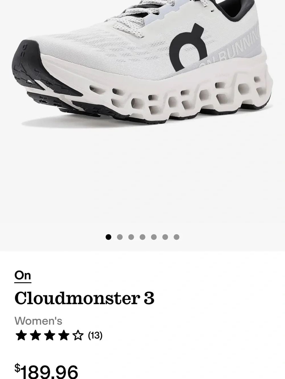 On Cloudmonster 3 Women’s Size 11